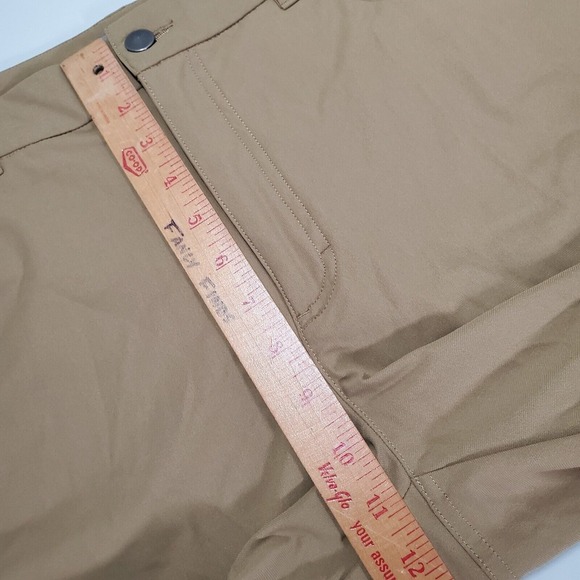 VRST Mens Commuter Pants 34x32 (Fits 33x30) Khaki Stretch Work Travel Casual - Picture 7 of 10